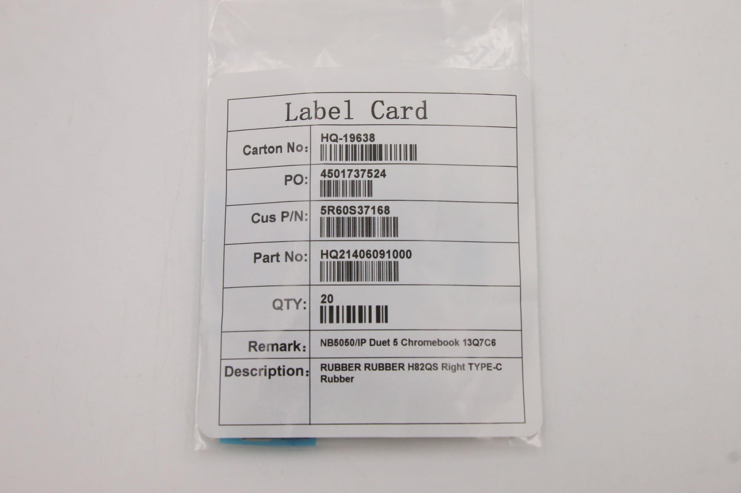 Lenovo Rubber Rubber H82Qs Right Type - 5R60S37168