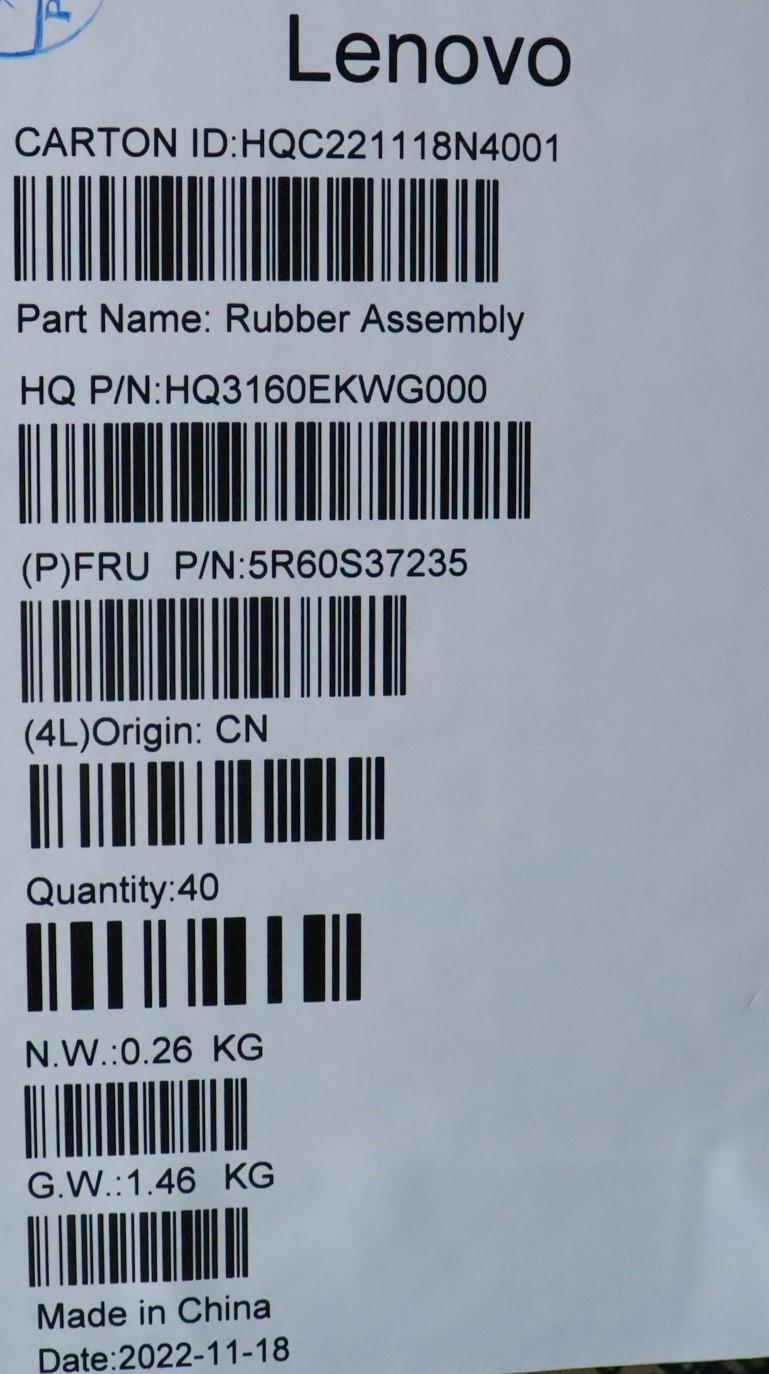 Lenovo Rubber Camera Rubber H 82Wu_30 - 5R60S37235