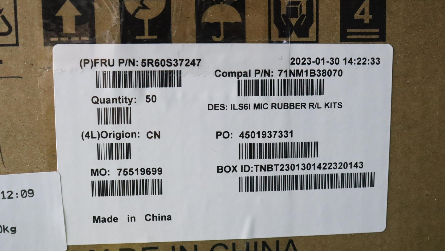 Lenovo Rubber Mic Rubber C 82Xf (R+L) - 5R60S37247