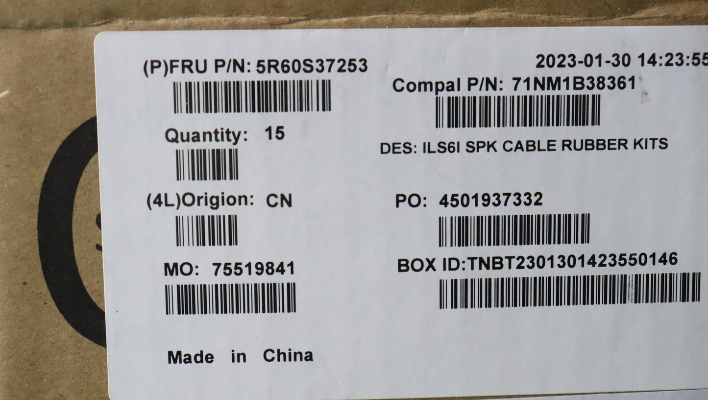 Lenovo Rubber Speaker Cable Rubber C - 5R60S37253