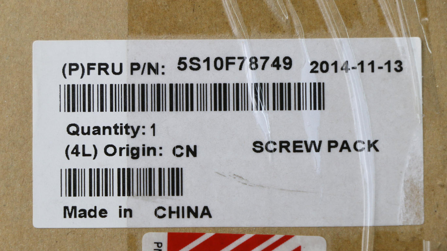Lenovo Ks Kits Screws And Labels - 5S10F78749
