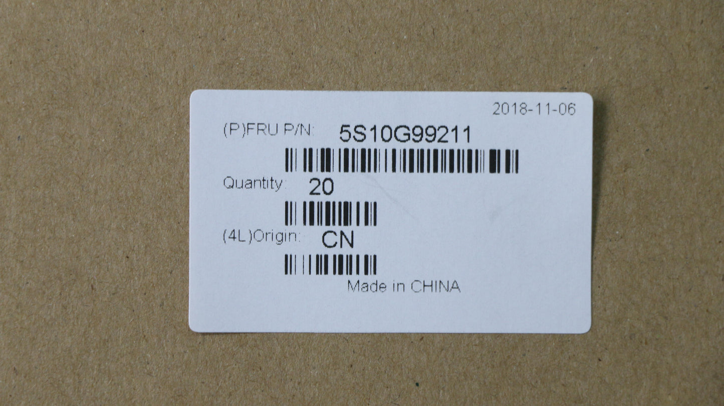 Lenovo 5S10G99211 Ks Kits Screws And Labels