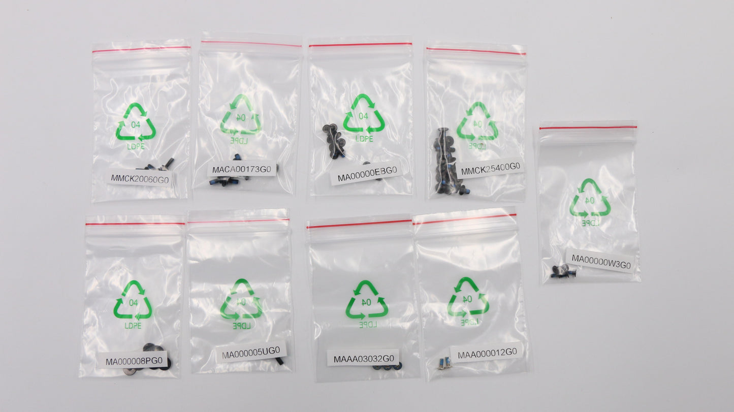 Lenovo Ks Kits Screws And Labels - 5S10J22849