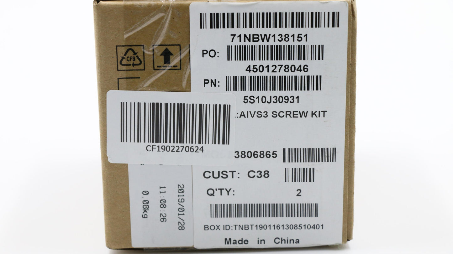 Lenovo Ks Kits Screws And Labels - 5S10J30931
