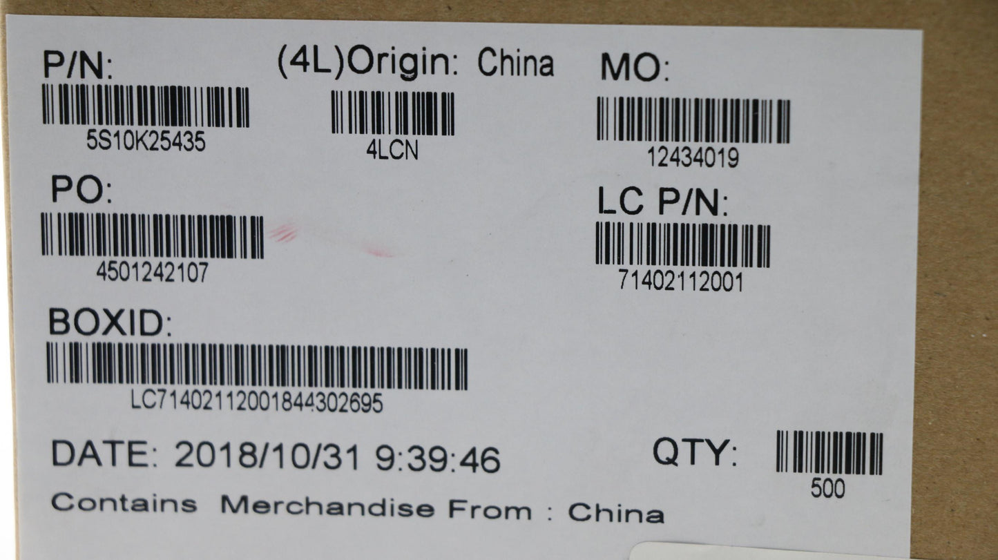 Lenovo Ks Kits Screws And Labels - 5S10K25435