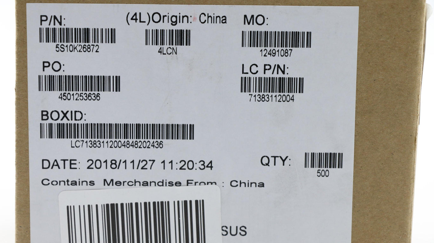 Lenovo Screw Kit, D-Cover 4 Pieces - 5S10K26872