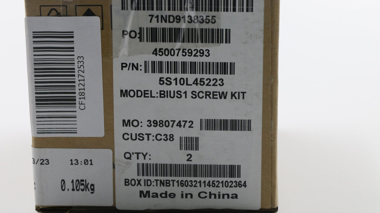 Lenovo 5S10L45223 Ks Kits Screws And Labels