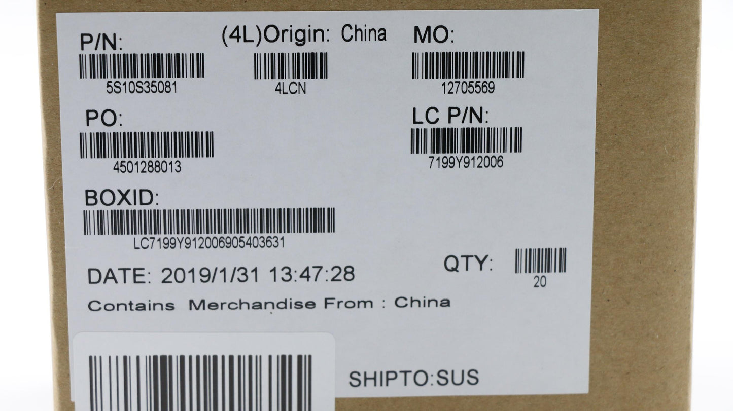 Lenovo Screw Kit, MM2.0D x 2.2L x K8.0D - 5S10S35081