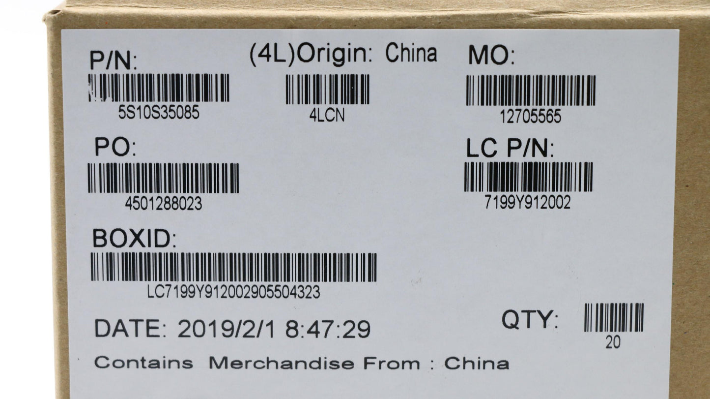 Lenovo Fv540 Screw 3.0D 3.0L K 4.9D - 5S10S35085