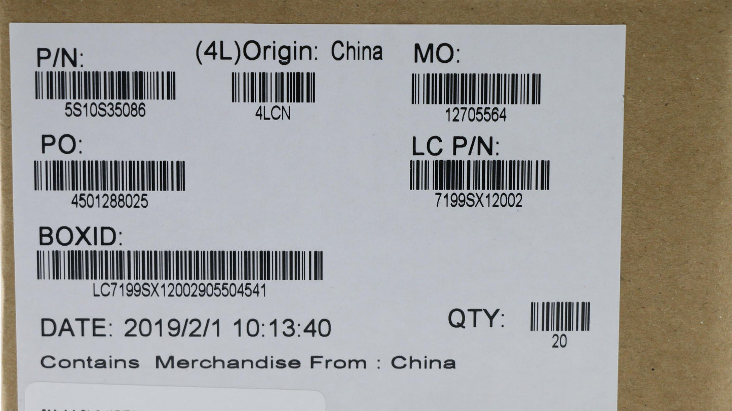 Lenovo Screw M M 2.0D 2.8L K 4.0D 0.5 - 5S10S35086