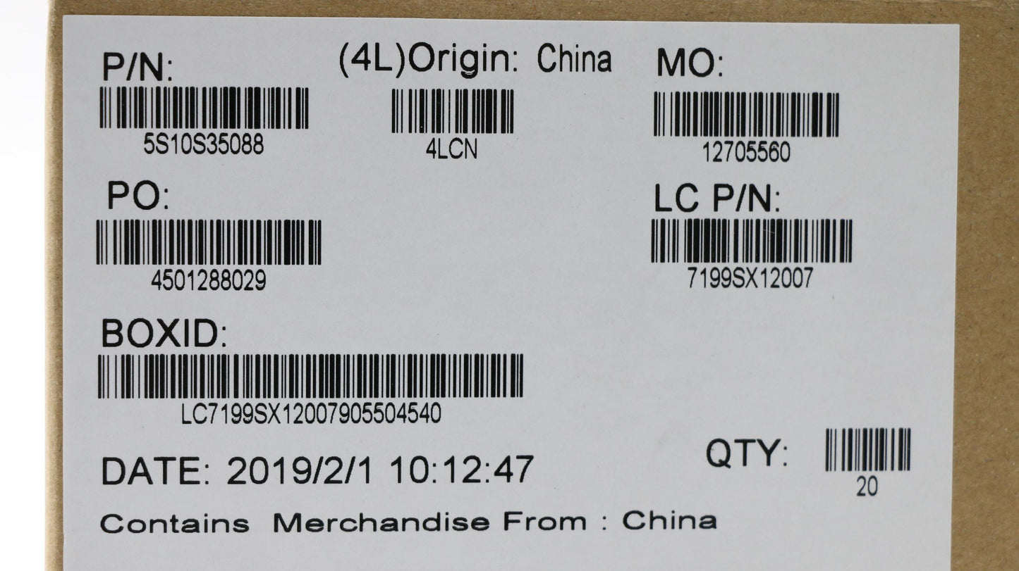 Lenovo Screw M M 2.5D 4L K 4.5D 0.8T - 5S10S35088