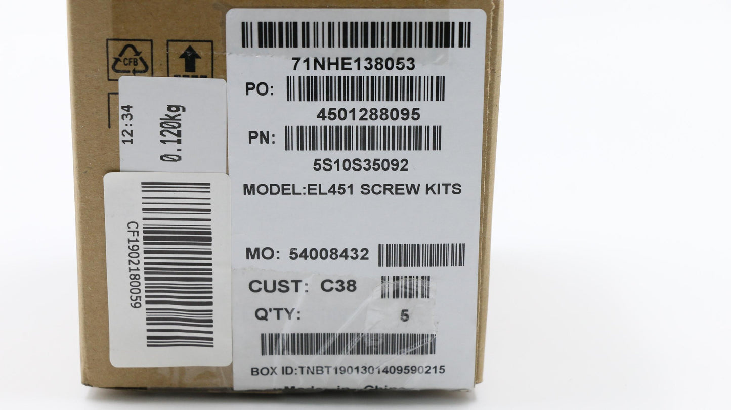 Lenovo Screw Kits - 5S10S35092