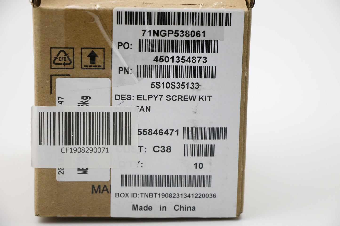 Lenovo Screw Kit For Fan - 5S10S35133