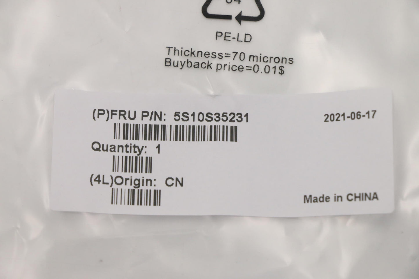 Lenovo Screw Screw Pack Wt 82Ef - 5S10S35231
