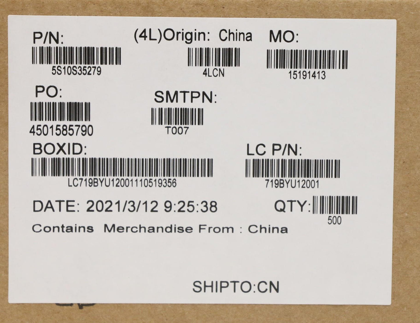 Lenovo Screw Screw L 82Jq 2.0D 4.0L K - 5S10S35279
