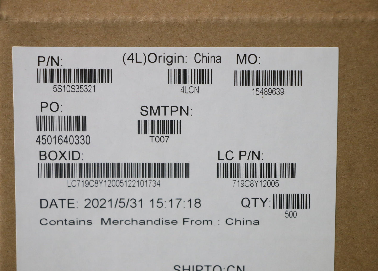 Lenovo Screw Screw L 20Ym M1.6X3.5 - 5S10S35321