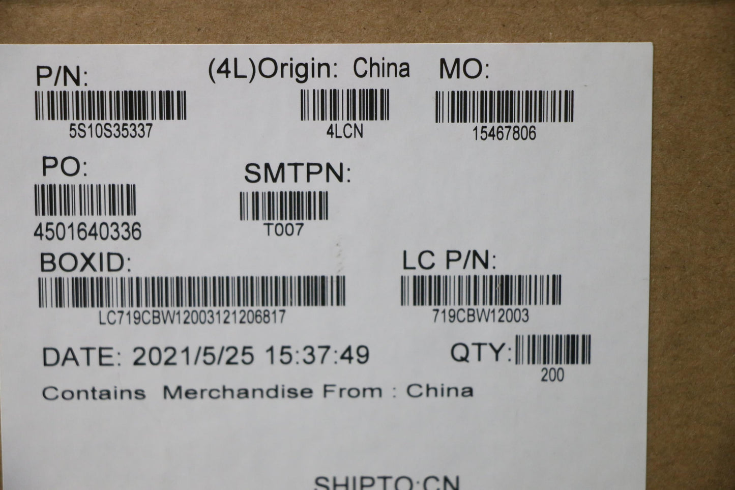 Lenovo Screw Screw L 82M7M2.0D2Lk4.5D - 5S10S35337