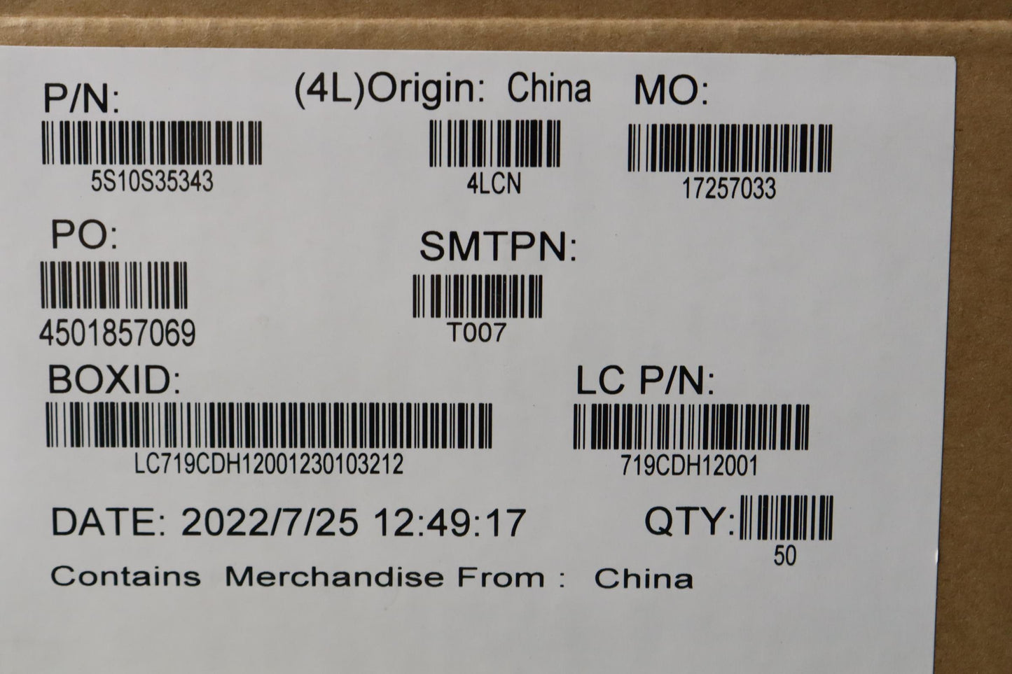 Lenovo Screw Screw L 82Mu 2D7Lk3.8D0. - 5S10S35343