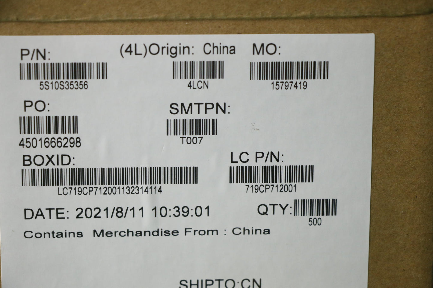 Lenovo Screw Screwl82N31.98D2.8L4.5D0 - 5S10S35356