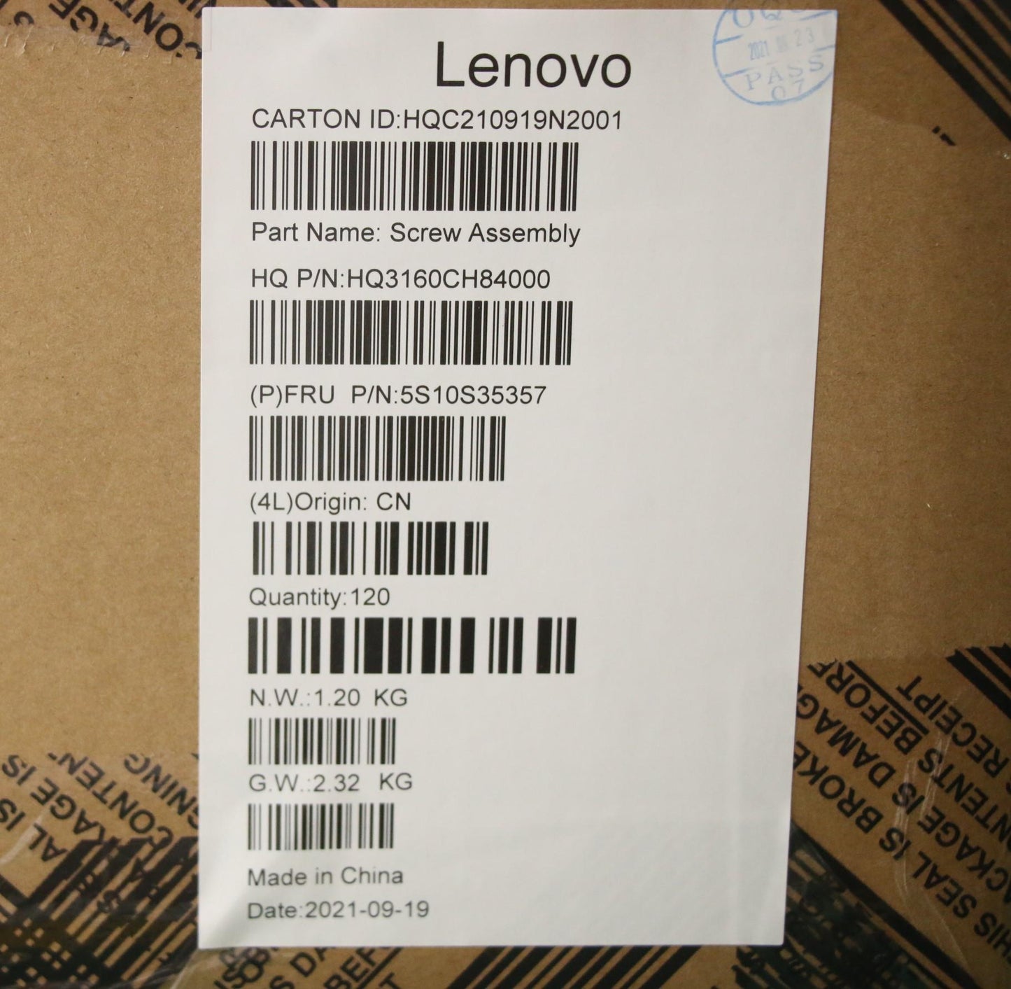 Lenovo Screw Screw Pack H 82N4 - 5S10S35357