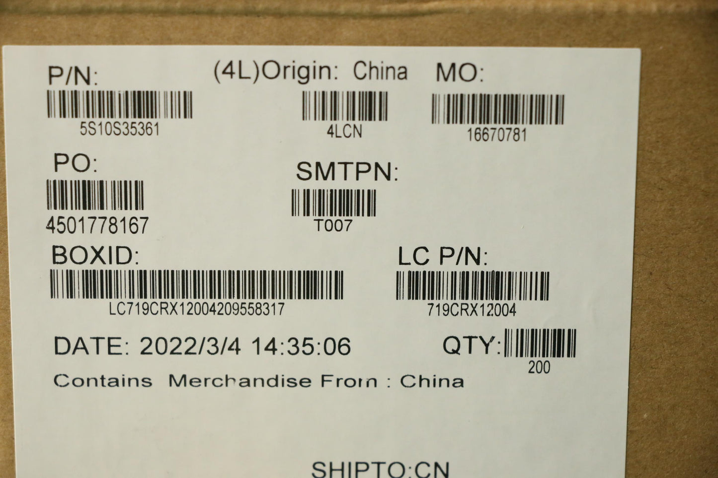 Lenovo Screw Screw L82L0 M1.4D 1.1L 3 - 5S10S35361