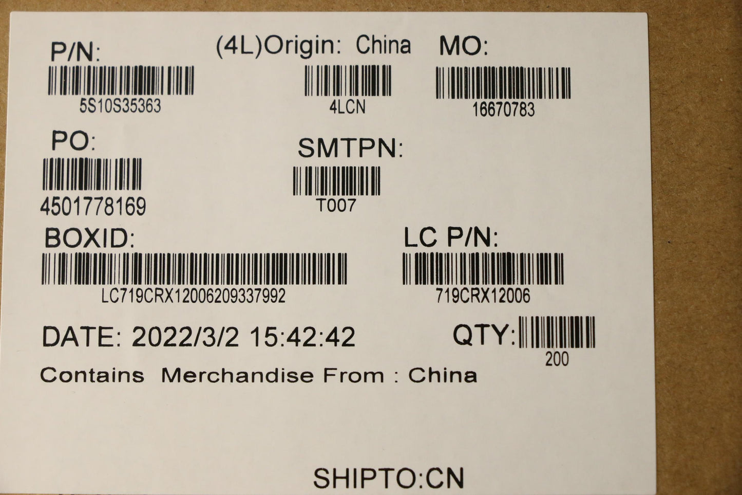 Lenovo Screw Screw L82L0 M1.6D 2.2L 5 - 5S10S35363