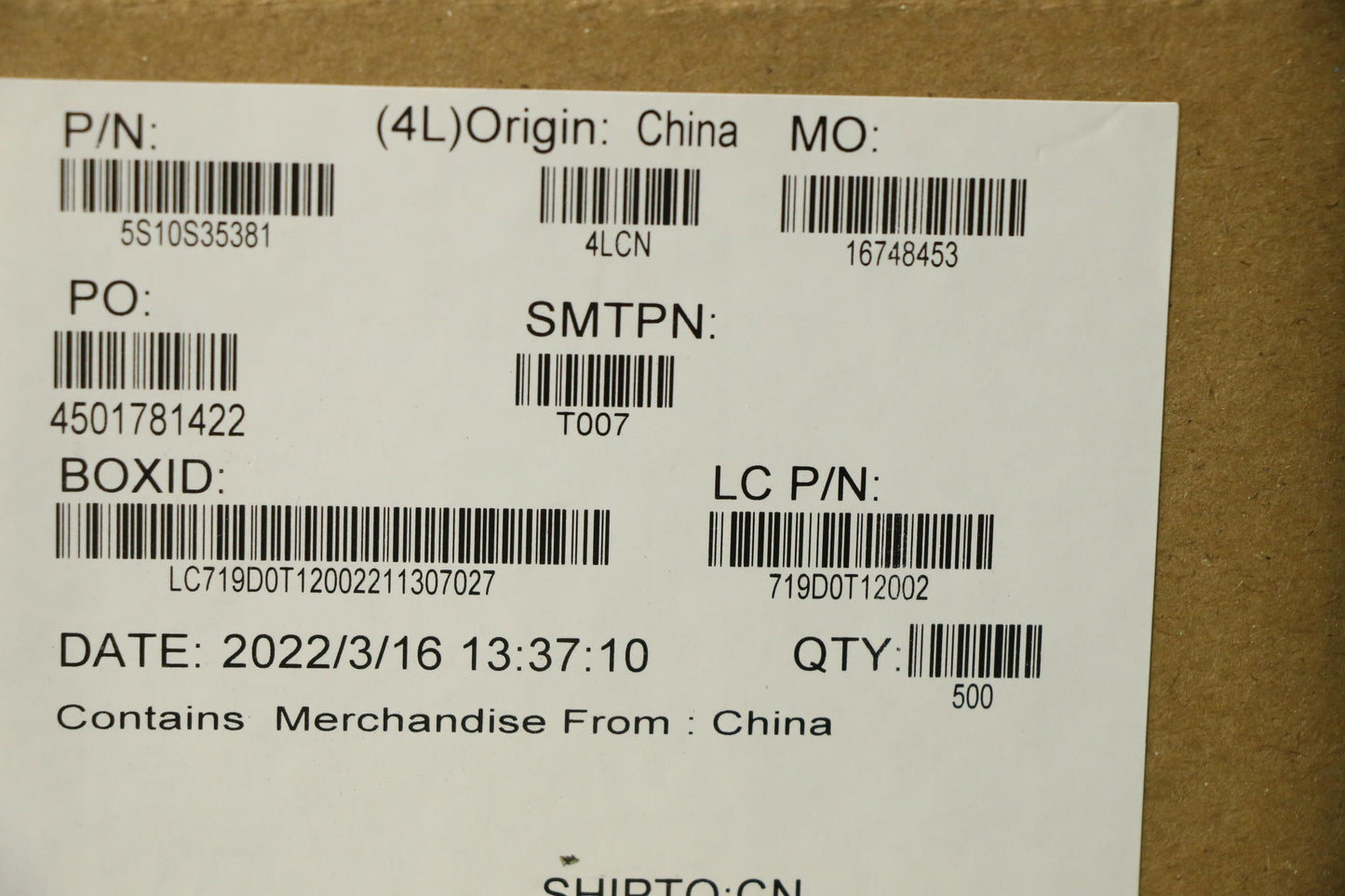 Lenovo Screw Screw L 82Lu 2.0D2.6L - 5S10S35381