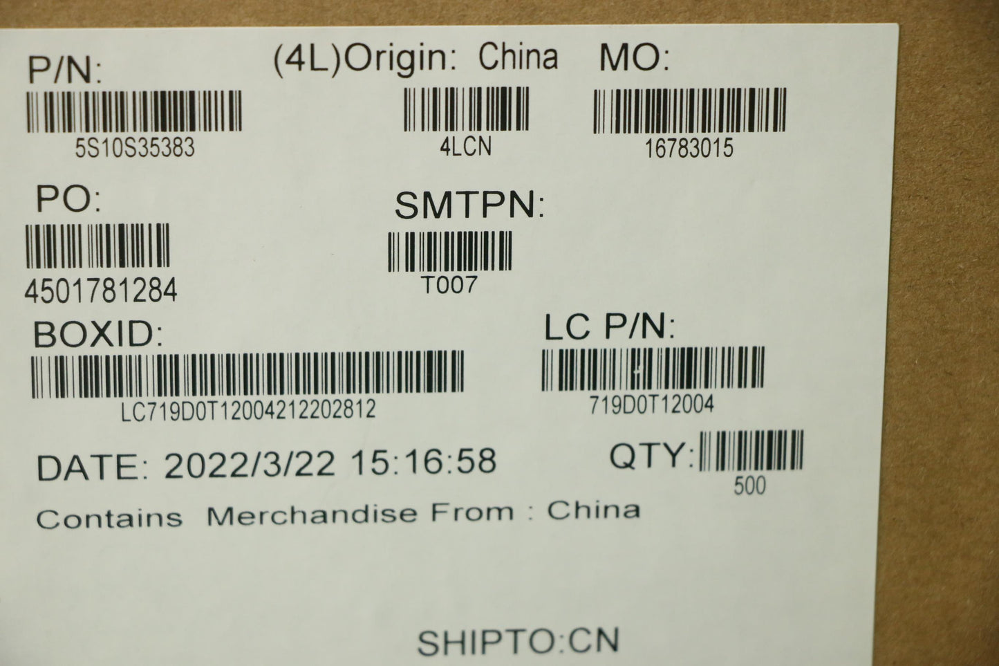 Lenovo Screw Screw L 82Lu 2.0D2.6L - 5S10S35383