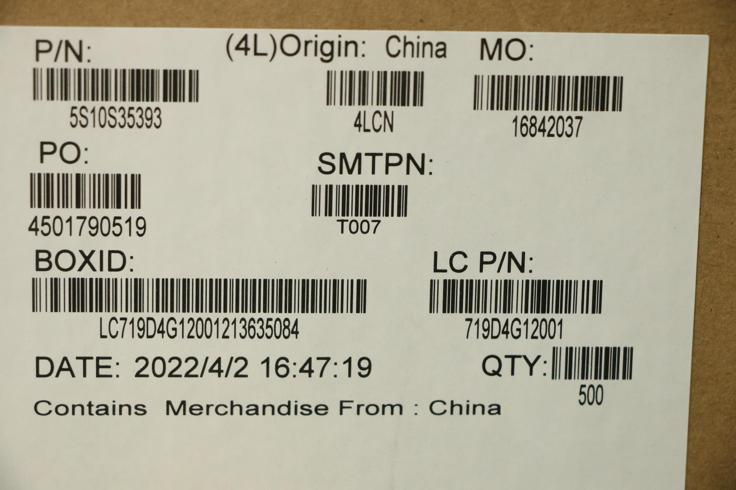 Lenovo Screw Screw L 82Sv 5.5L Cg - 5S10S35393