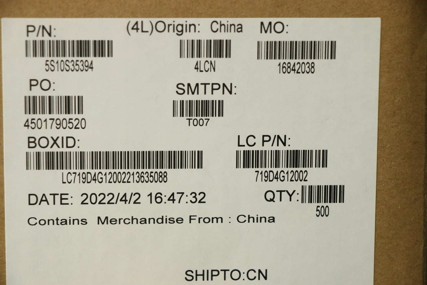 Lenovo Screw Screw L 82Sv 3.5L Cg - 5S10S35394