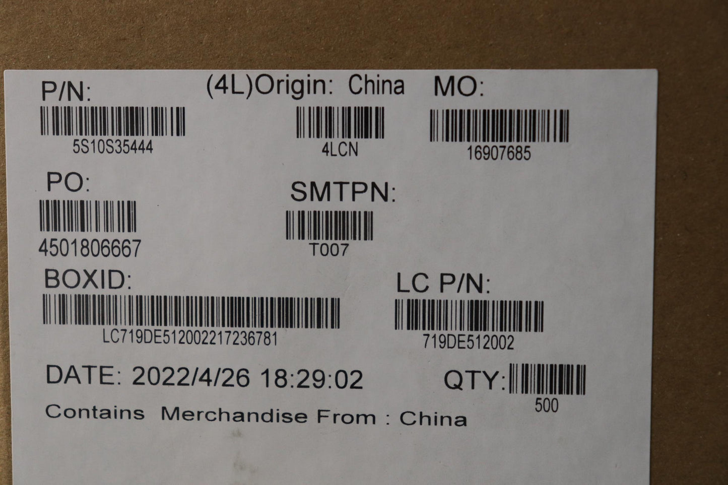 Lenovo Screw Screwl82T0 20D 44L K 40D - 5S10S35444