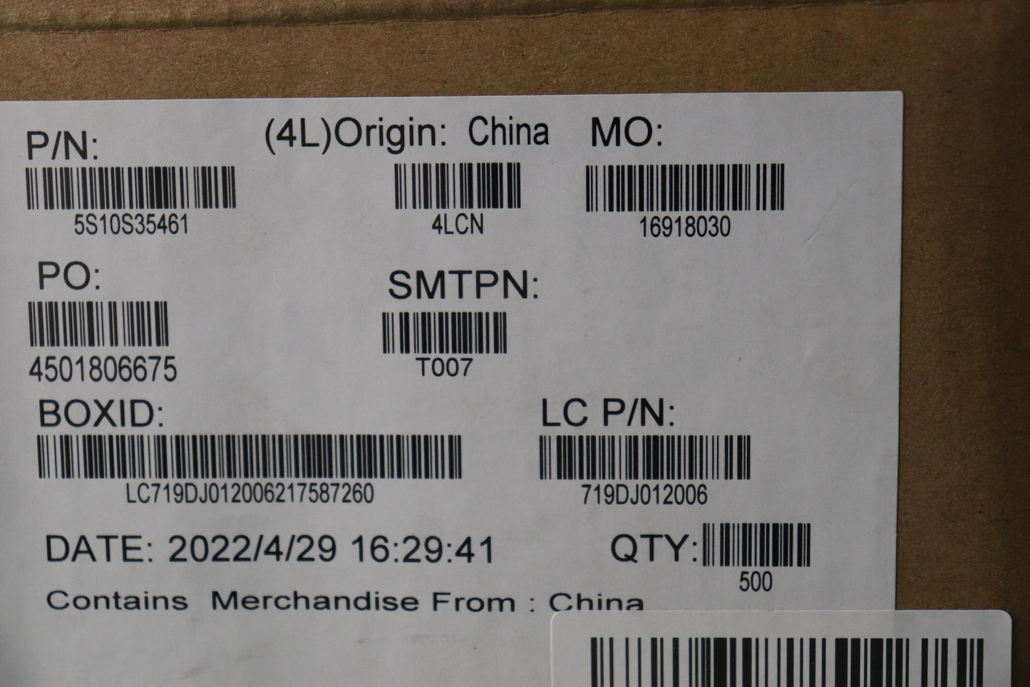 Lenovo Screw Screw L82Tk M2X50 Od40 T - 5S10S35461