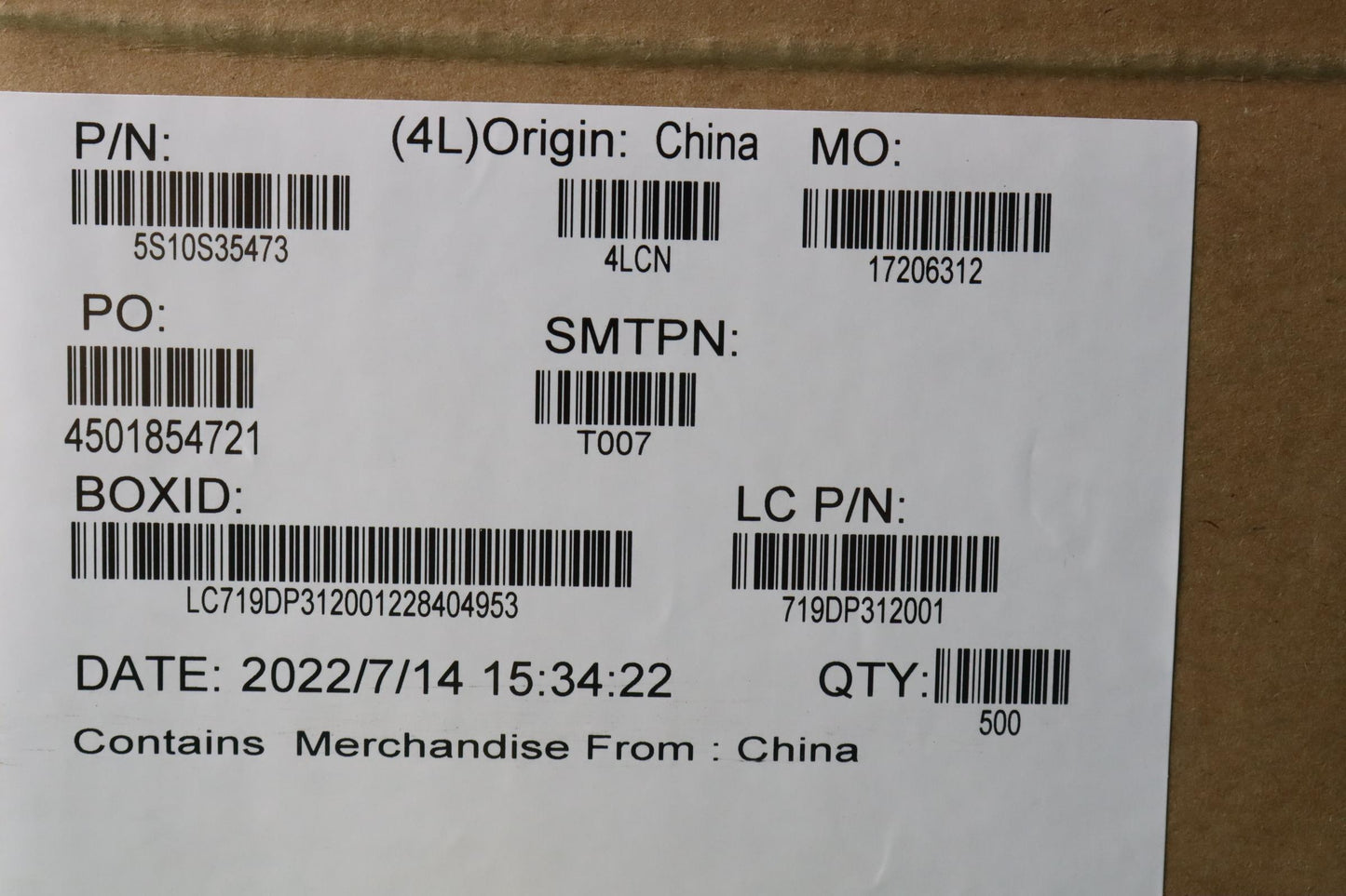 Lenovo Screw Screwl82U9Mm20D25Lk5D05T - 5S10S35473