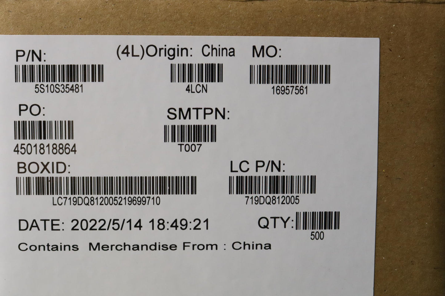 Lenovo Screw Screw L82Td M2L2 Od45,T0 - 5S10S35481
