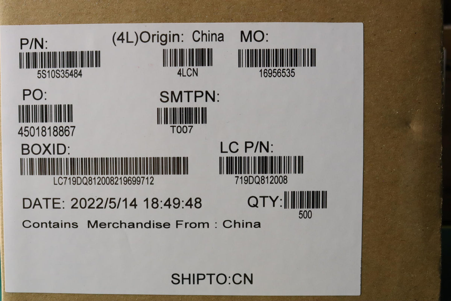 Lenovo Screw Screw L82Td M2 L18 Od65, - 5S10S35484
