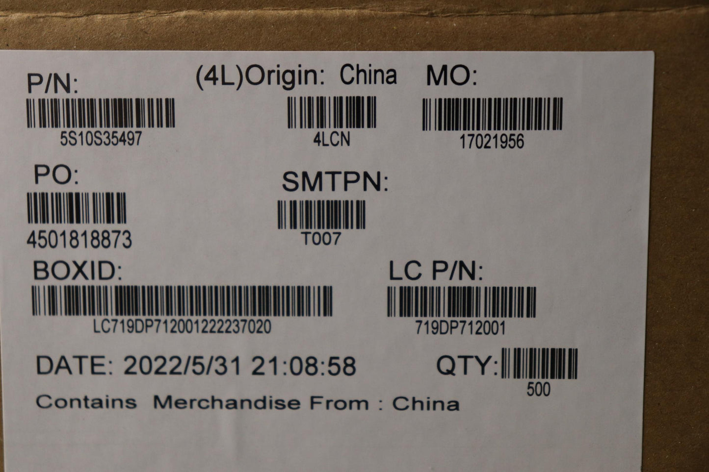 Lenovo Screw Screwl82Tlmm20D50Lk40D05 - 5S10S35497