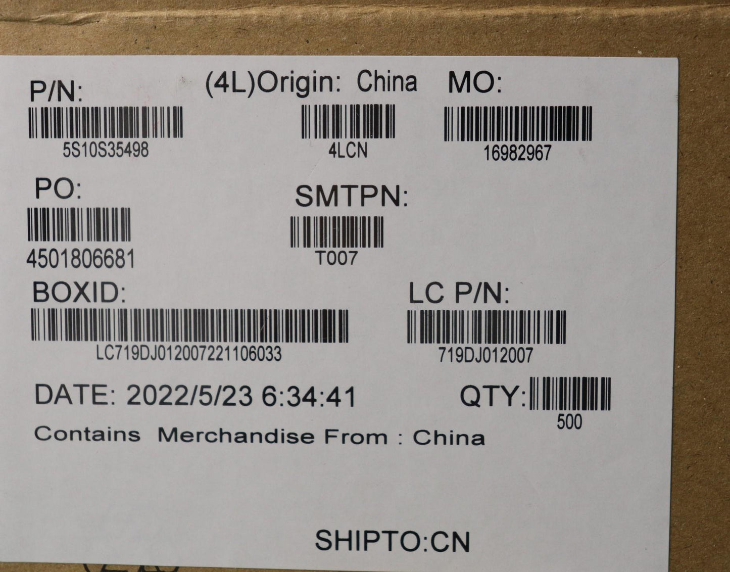 Lenovo Screw Screw L82Tk M20X15 Od65 - 5S10S35498