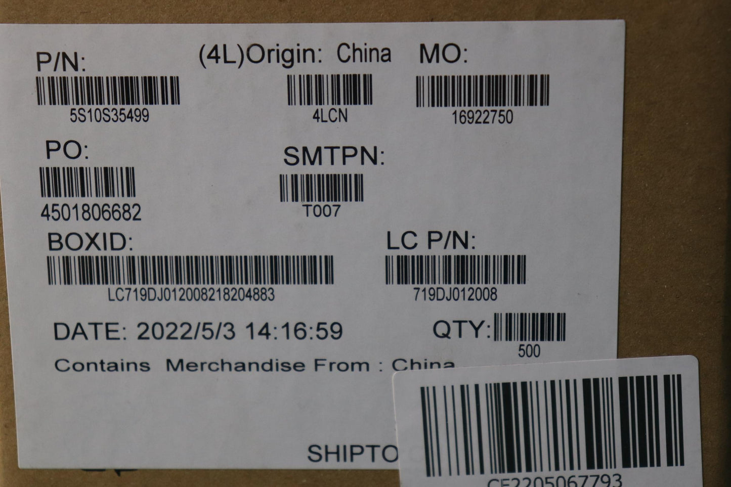 Lenovo Screw Screw L82Tk M16X18 Od30 - 5S10S35499