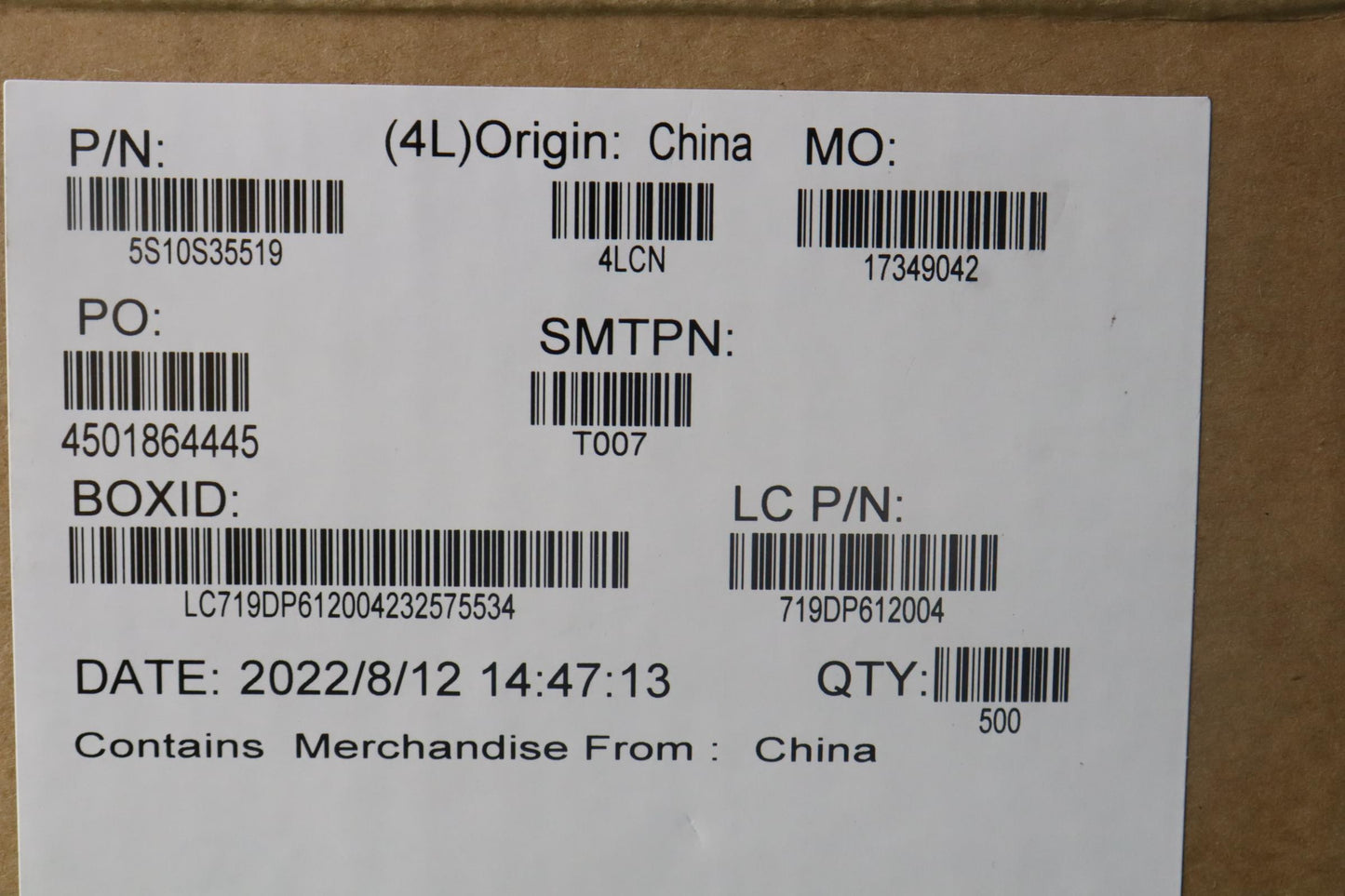 Lenovo Screw Screwl82Uh 20D40Lk35D03T - 5S10S35519