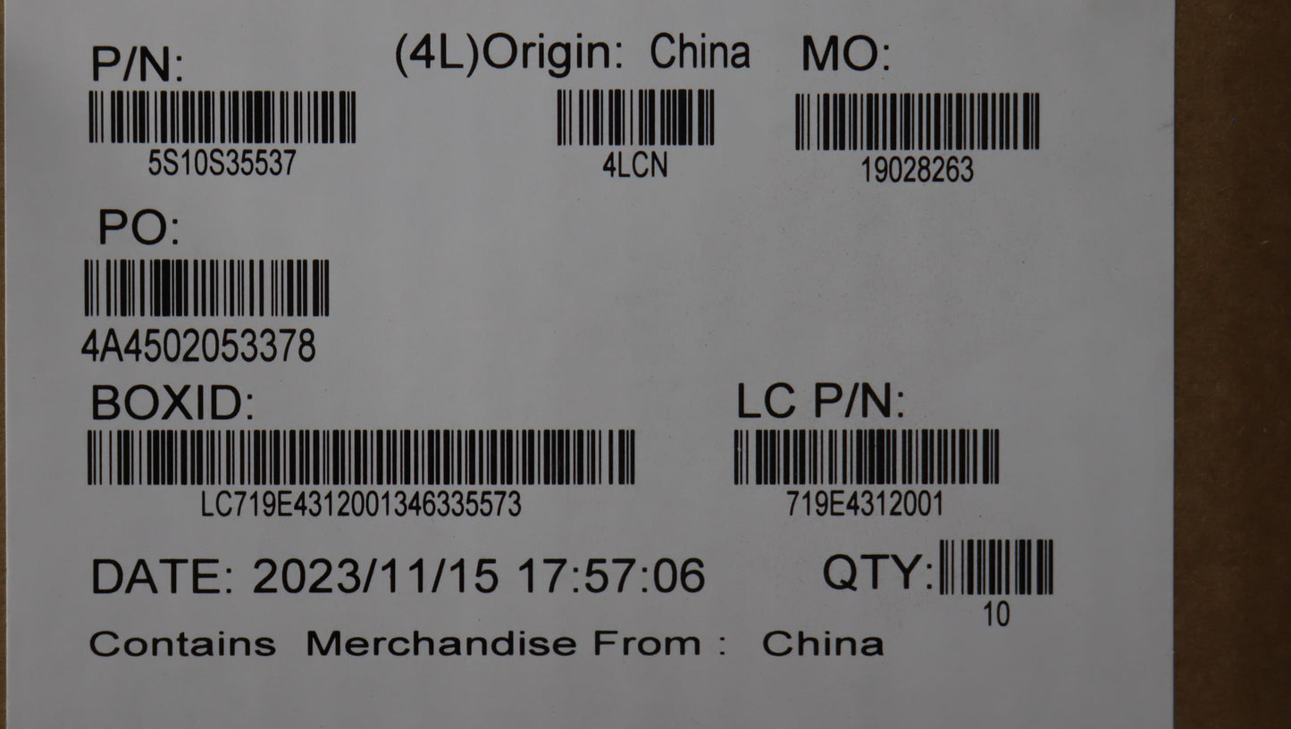 Lenovo Screw Screw L 82Yw Kit - 5S10S35537
