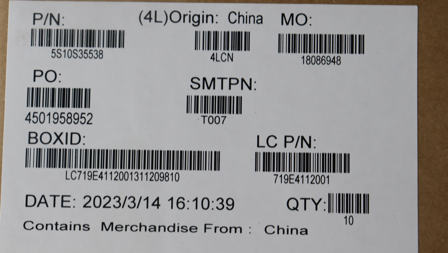 Lenovo Screw Screw L 82Xq Kits - 5S10S35538