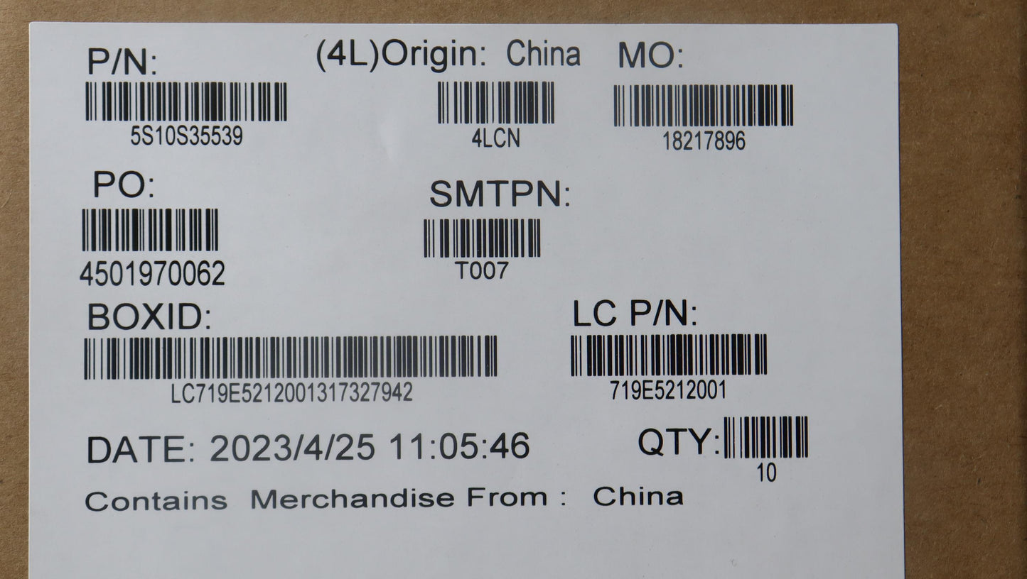 Lenovo Screw Screw L 82Xs Kits - 5S10S35539