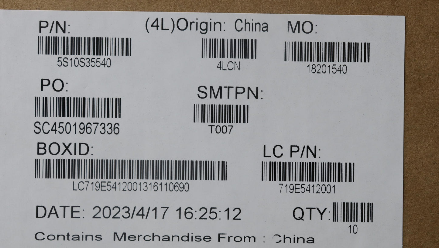 Lenovo Screw Screw L 82Xn Kits - 5S10S35540