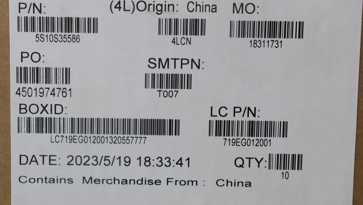 Lenovo Screw Screw L82Yq Pack - 5S10S35586
