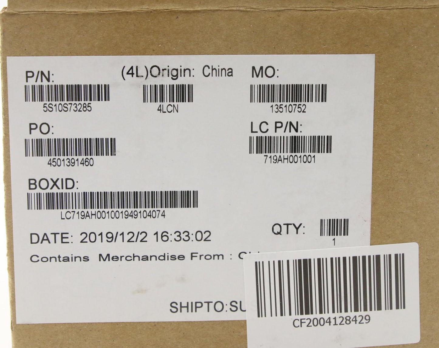 Lenovo Fru Screw Kit - 5S10S73285
