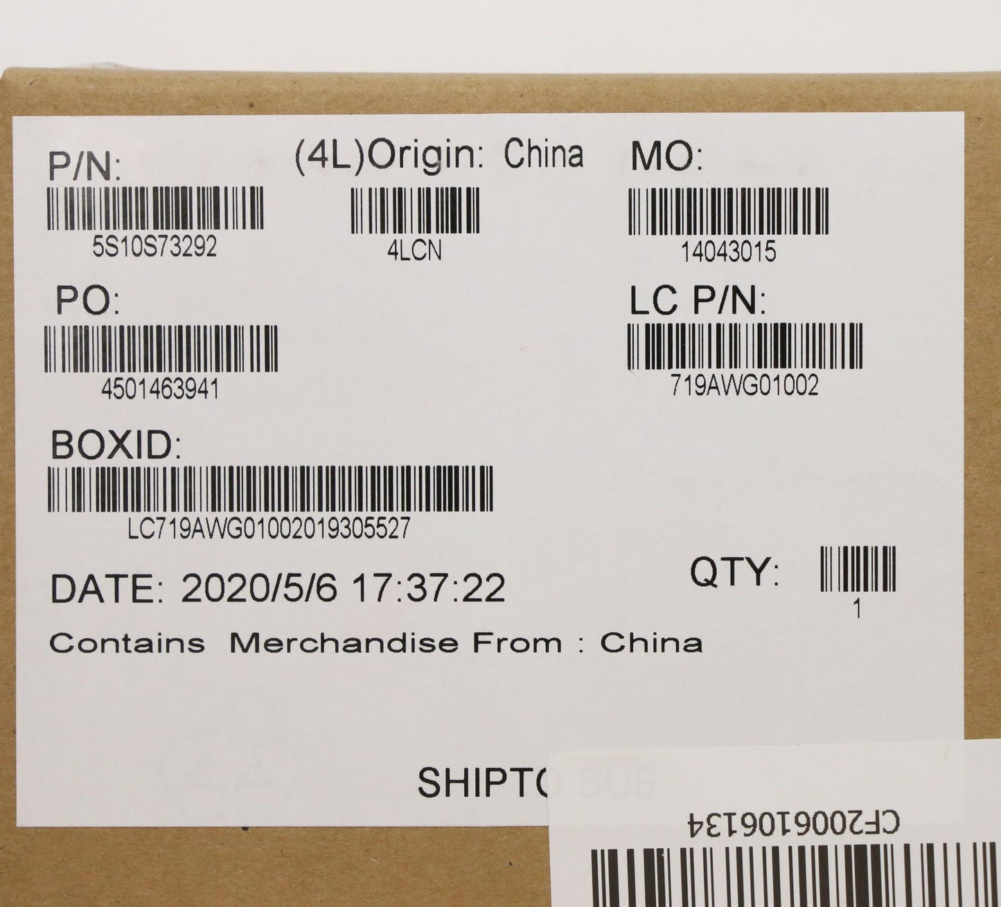 Lenovo Screw Kits, Label Kits, Misc K - 5S10S73292
