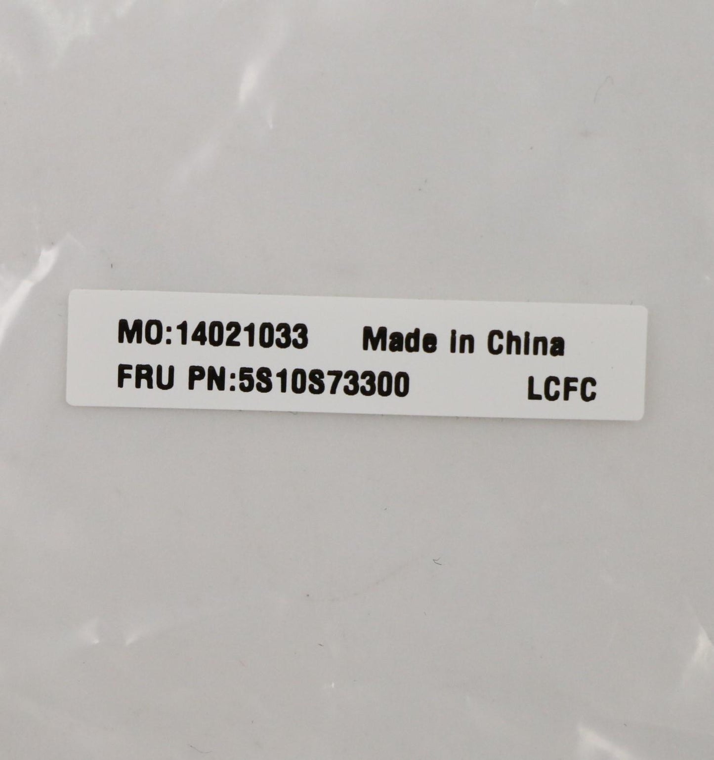 Lenovo Screw Kits, Label Kits, Misc K - 5S10S73300