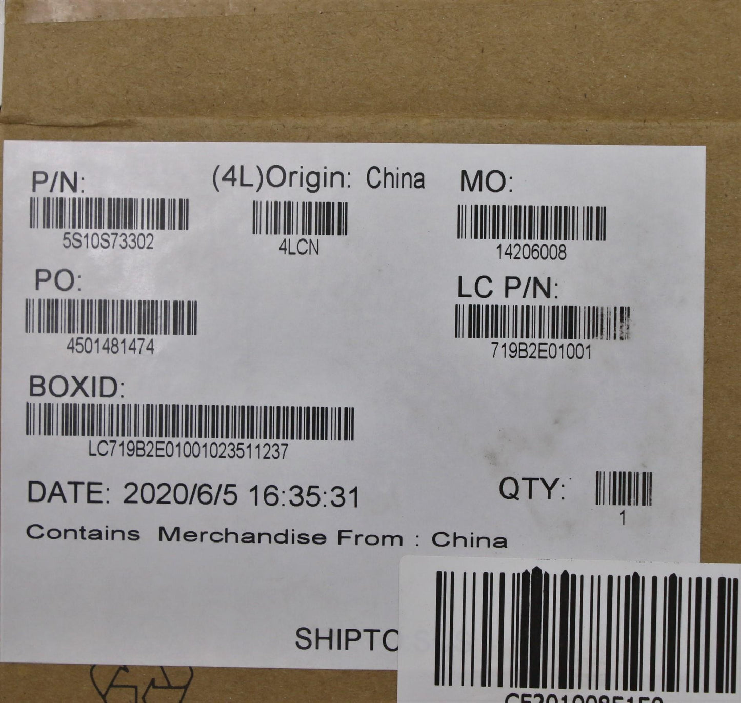 Lenovo Screw Kits, Label Kits, Misc K - 5S10S73302