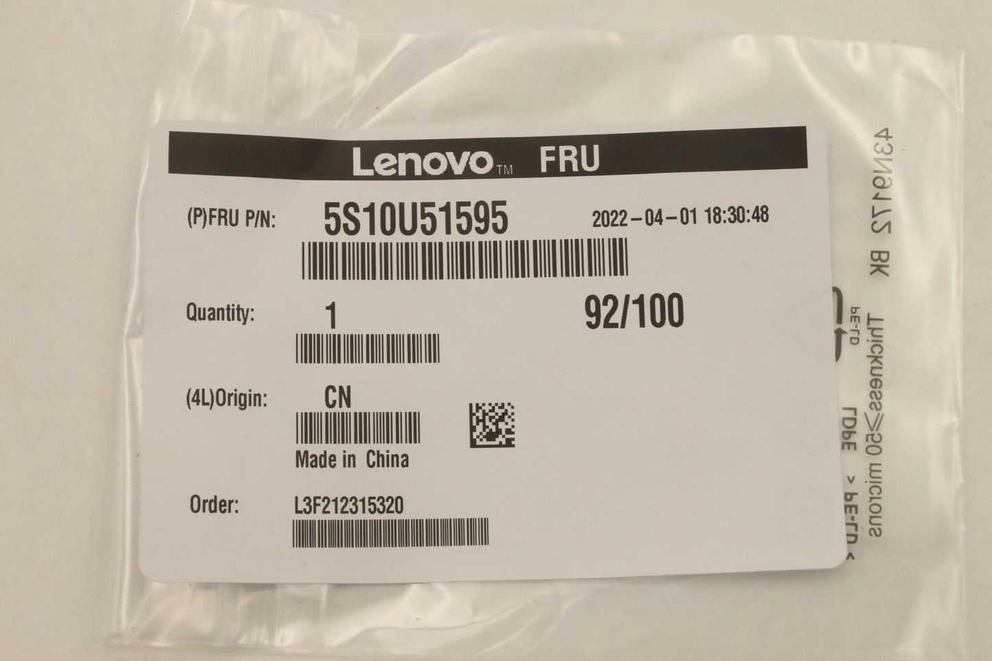 Lenovo Screw Screw For M2 Ssd 2242 - 5S10U51595