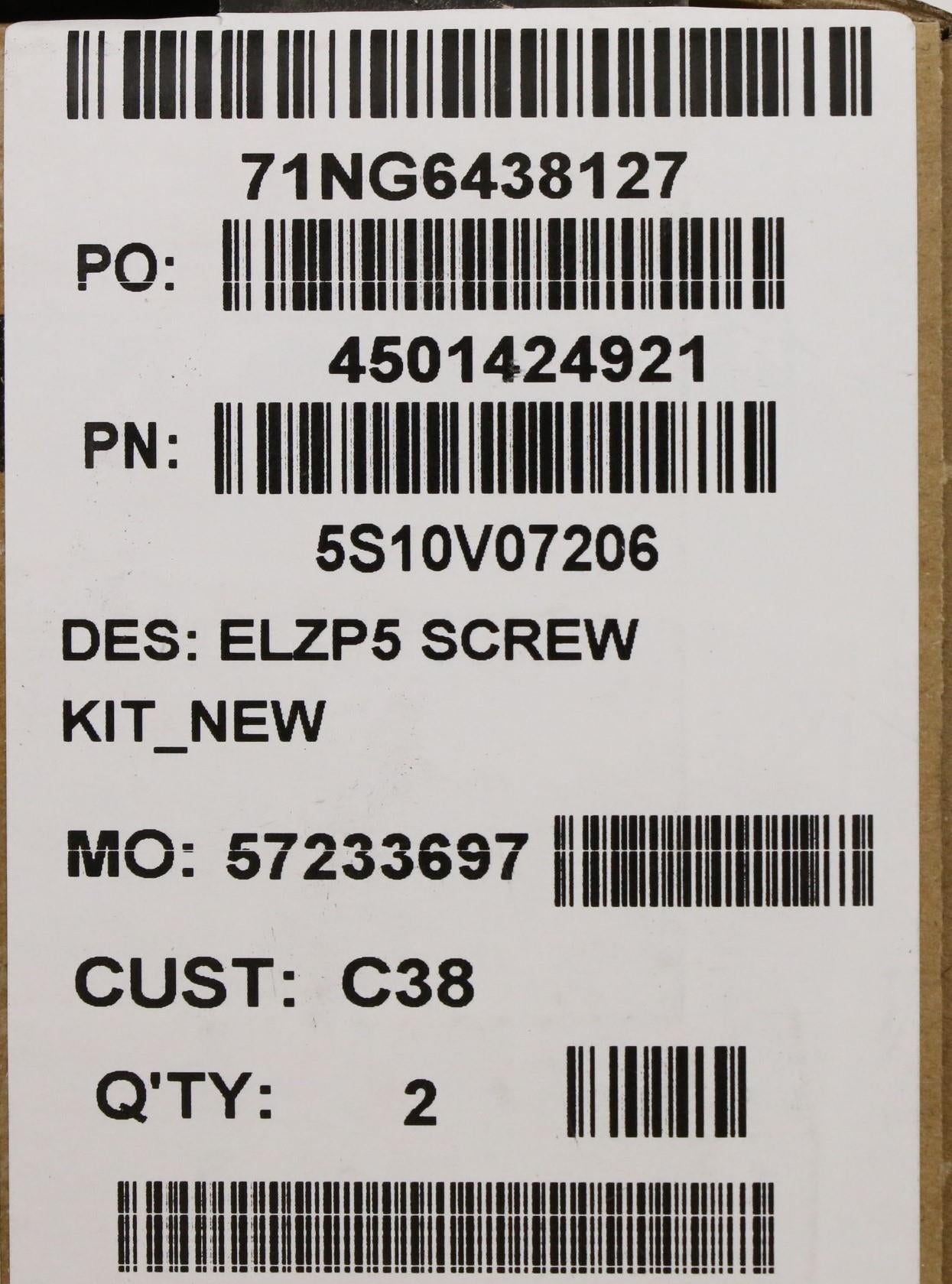 Lenovo Screw Kit_New - 5S10V07206